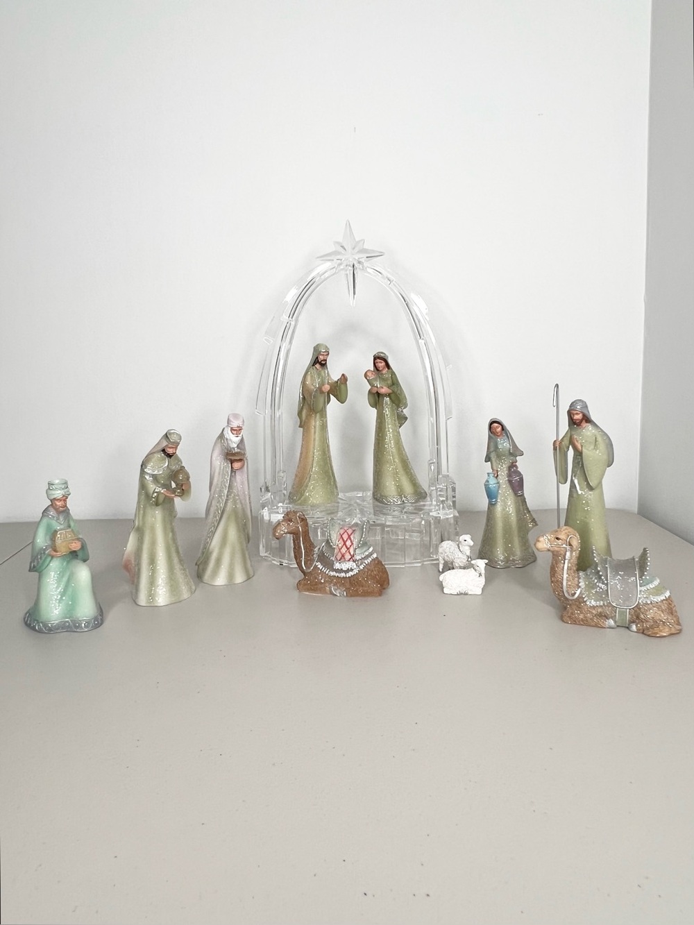 Hawthorne Village The Heavenly Blessings Christmas Tree Nativity With Crèche